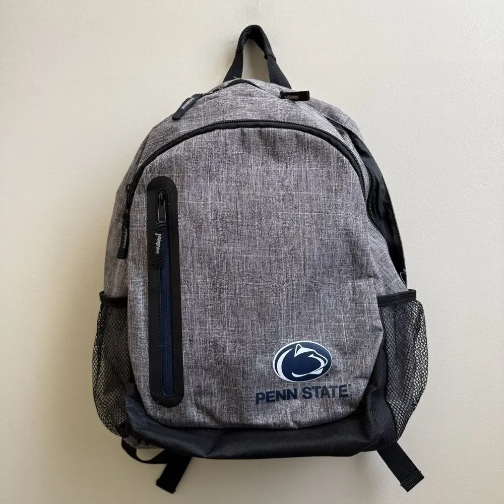 Penn State Nittany Lions Backpack Gray NCAA College Football School Bag